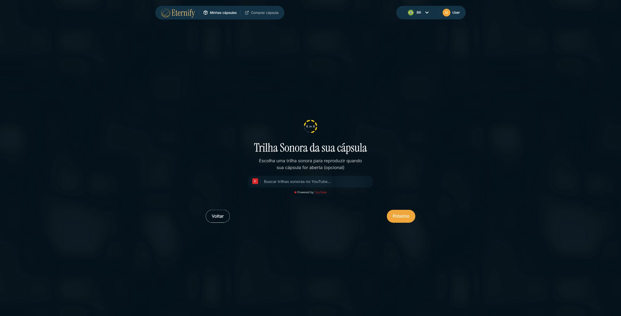 Criação, passo 6: a trilha sonora